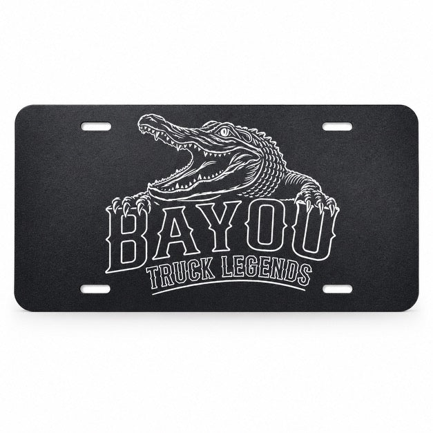 Bayou Truck Legends License Plate