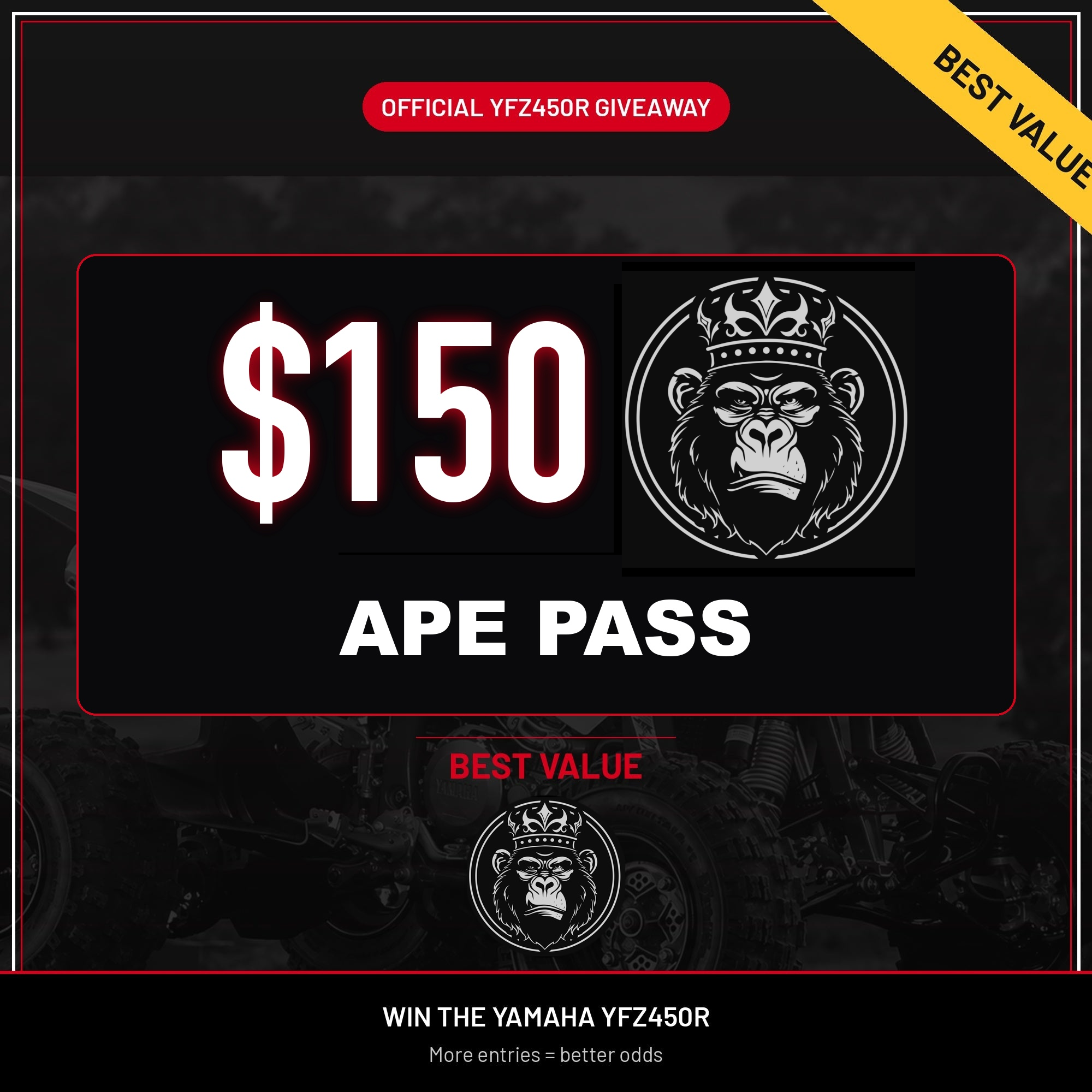 $150 APE PASS